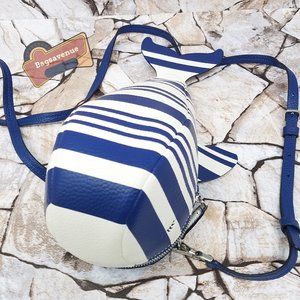 Whale Crossbody blue Leather, Nautical Shore Thing Novelty White Kate Spade
